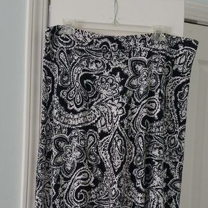 Pull-On High-Low Skirt